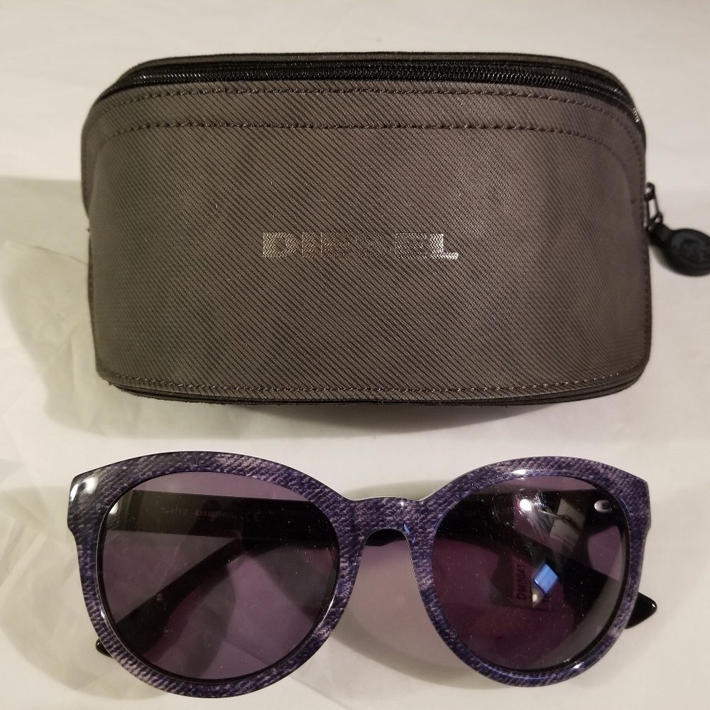 Diesel Unisex DL0041 Acetate Oval Sunglasses NWT